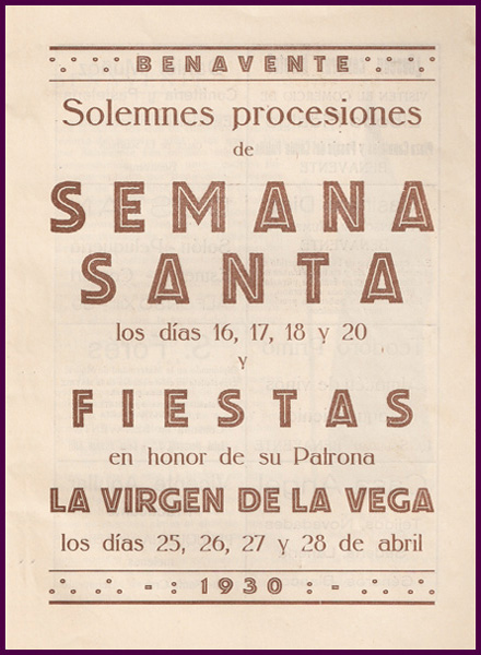 Semana Santa en Benavente  